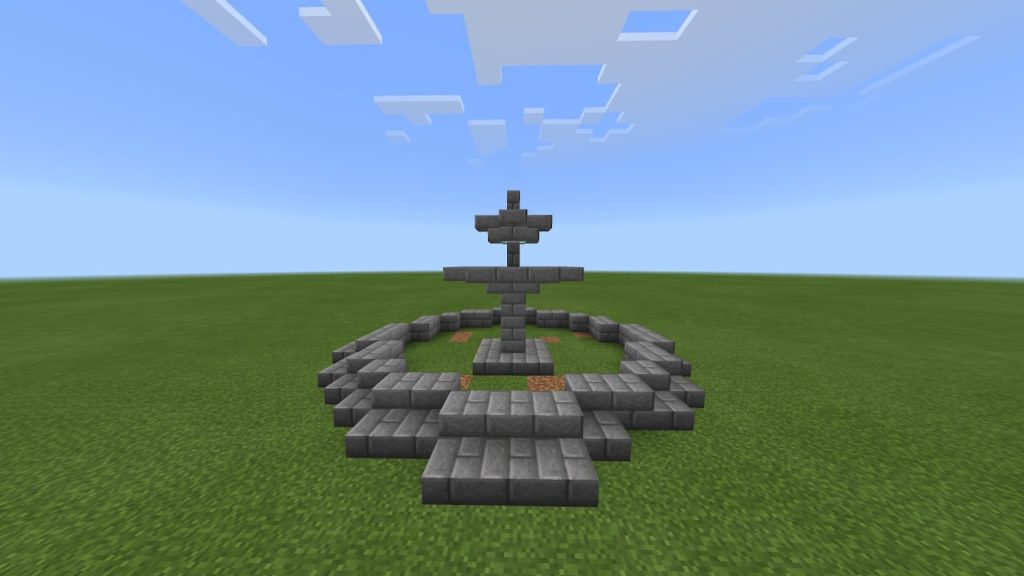 【マインクラフト】初心者でも簡単建築!オシャレな噴水の作り方|マイクラ|スイッチ|統合版|everyday life~Minecraft blog~