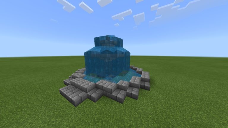 【マインクラフト】初心者でも簡単建築!オシャレな噴水の作り方|マイクラ|スイッチ|統合版|everyday life~Minecraft blog~