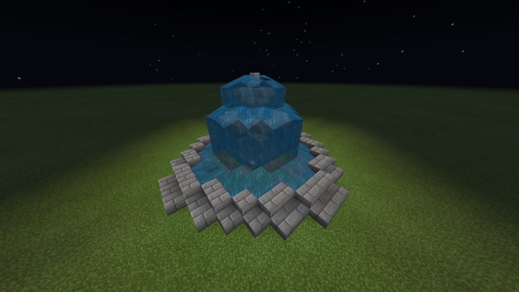 【マインクラフト】初心者でも簡単建築!オシャレな噴水の作り方|マイクラ|スイッチ|統合版|everyday life~Minecraft blog~